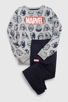 Gap Grey Marvel Long Sleeve Pyjama Set (6-13yrs) (K71023) | €55