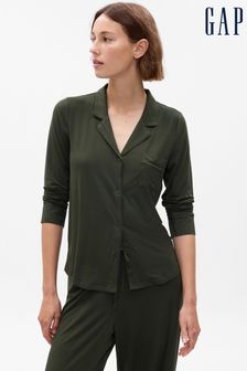 Gap Green Truesleep Long Sleeve Pyjama Top (K71157) | LEI 179