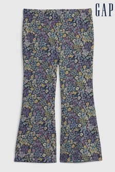 Gap Blue Mix and Match Floral Print Flare Leggings (3mths-5yrs) (K71322) | €9