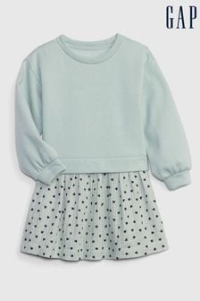 Blau - Gap 2-in-1-Sweatshirtkleid (6 Monate bis 5 Jahre) (K71325) | 47 €