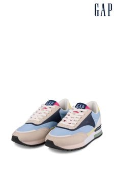 Gap Blue and Neutral Colourblock New York Low Top Trainers (K71780) | €99