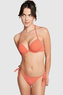 Victoria's Secret PINK Deep Coral Orange Tie Side Bikini Bottom (K71826) | €47
