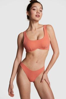 Глубокий кораллово-оранжевый - Бикини-топ Victoria's Secret Pink (K71901) | €34