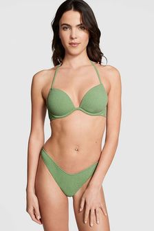Victoria's Secret PINK Wild Grass Green Brazilian Bikini Bottom (K71926) | €40