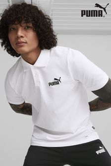 Weiß - Puma Basics Pique Herren-Poloshirt (K72206) | 46 €