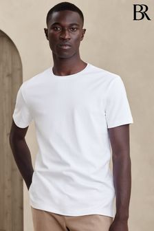 Banana Republic White Luxury-Touch T-Shirt (K72257) | €47