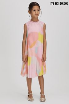 Мульти - Плиссированное платье с оборками Reiss Pixie (K72457) | €116