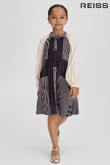 Reiss Bay Plissiertes Kleid mit Print (K72492) | 134 €
