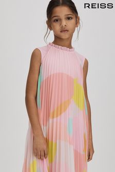 Мульти - Плиссированное платье с оборками Reiss Pixie (K72495) | €107
