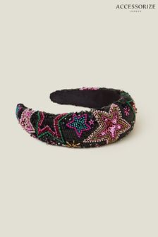 Accessorize Black Star Sequin Headband (K72545) | NT$1,400