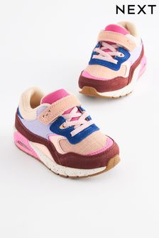 Girls purple trainers top