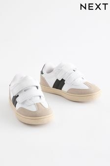 White Retro Trainers (K72645) | $34 - $38