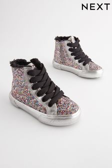 Glitter silver trainers new arrivals