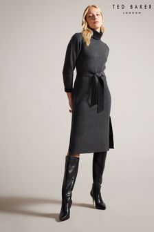 Серый - трикотажное платье Ted Baker Easy Fit Laralee (K73030) | €258