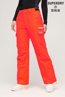 Oranžna - Superdry hlače za smuči  Ultimate Rescue (K73328) | €253