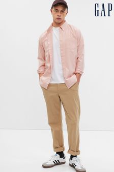 Różowy - Gap Regular Fit Oxford Shirt (K73459) | 220 zł