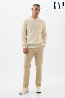 Neutro - Pantalones chinos entallados básicos de Gap (K73478) | 57 €