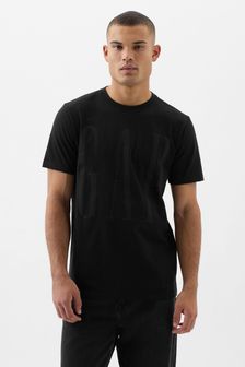 Gap Black Everyday Soft Short Sleeve Crew Neck Logo T-Shirt (K73535) | €22