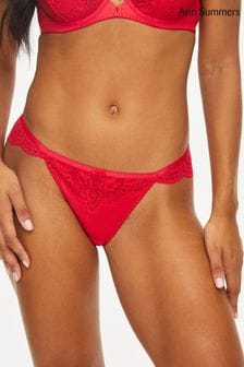 Ann Summers Red Honoured Brazilian Knickers (K73544) | AED30