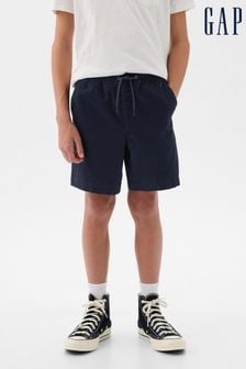 Marineblau - Gap Shorts aus Baumwolltwill zum Hineinschlüpfen (4-13yrs) (K73626) | 28 €