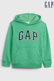 Verde - Sudadera con capucha con logo de Gap (4-13años) (K73641) | 28 €