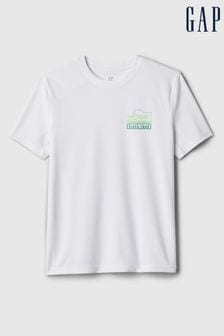 Blanco - Camiseta protectora de manga corta de Gap (4-13 años) (K73653) | 25 €