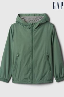 Gap Green Water Resistant Jersey-Lined Windbuster (4-13yrs) (K73656) | kr389