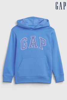 Azul - Sudadera con capucha con logo de Gap (4-13años) (K73670) | 28 €