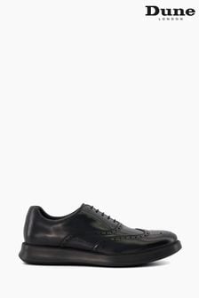 Dune London Black Bravest Premium Brogue Hybrid Shoes (K73734) | SGD 232
