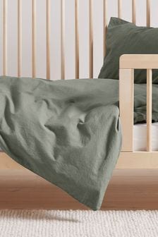 Bedfolk Green Toddler Duvet Cover (K73875) | $103