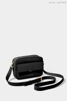 Katie Loxton Black Demi Crossbody Bag (K74497) | LEI 298