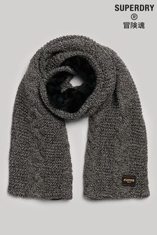 Superdry Black Cable Knit Scarf (K74839) | 61 €