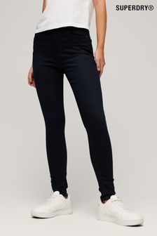 Superdry Black Organic Cotton High Rise Skinny Denim Jeans (K74849) | kr1,058