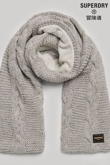 Superdry Grey Cable Knit Scarf (K74885) | 61 €