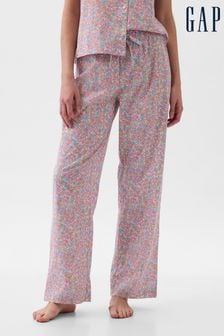 Пижамные брюки из поплина с цветочным принтом Gap (K75008) | €40