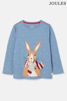 Blau - Joules Ava Artwork T-shirt (K75072) | CHF 26 - CHF 29