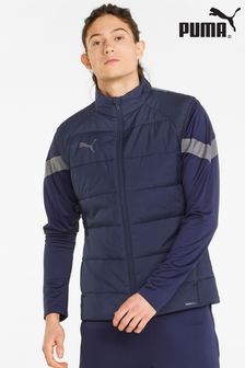 Puma Blue teamLIGA Mens Football Vest Jacket (K75129) | $99