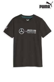 Puma Black Mercedes-AMG Petronas Motorsport Youth Logo T-Shirt (K75156) | $70