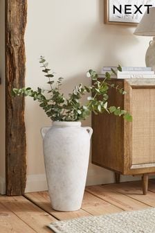 Natural Country Ceramic Lydford Extra Large Textured Flower Vase (K75201) | €89
