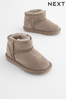 Nerzbraun - Mini Suede Pull On Boots (K75317) | 37 € - 44 €