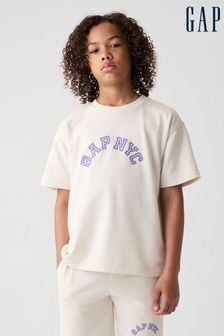 Blanco - Gap Nyc Arch Logo Short Sleeve Crew Neck T-shirt (4-13yrs) (K75384) | 25 €
