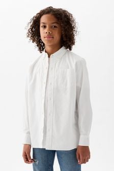 Gap White Organic Cotton Shirt (4-12yrs) (K75390) | €26