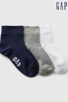 Lot de 3 paires de chaussettes Gap quart de cou à logo enfant (K75407) | €9