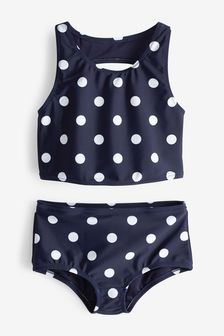 Gap Navy Polka Dot Cutout Bikini (4-12yrs) (K75435) | €35