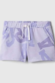 Morado - Pantalones cortos de chándal sin cierre con logo de Gap (4-13 años) (K75436) | 17 €