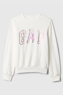 Gap White Logo Sweatshirt (4-13yrs) (K75481) | €26