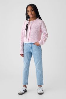 Pink - Gap Soft Pointelle Cardigan (4-13yrs) (K75503) | kr460