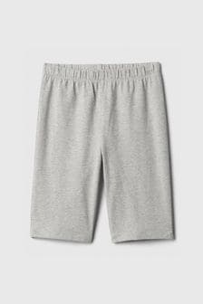 Gri - Pantaloni scurți elastici cu elastic în Jerseu talie și Gap ciclism (4-13ani) (K75505) | 60 LEI