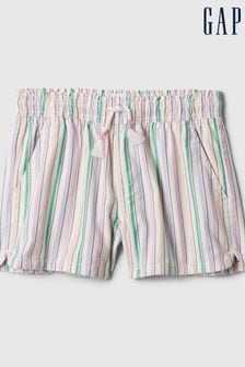 Gap White Cotton Easy Pull On Shorts (4-13yrs) (K75515) | €20.50