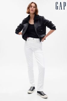 Gap White Vintage Slim Stretch High Waisted Jeans (K75530) | kr844